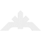 Ekena Millwork Vanguard Architectural Grade PVC Gable Bracket, 48"W x 24"H x 2"D x 6"F, 12/12 Pitch GBP048X24X0206VAN00 - alternate 4